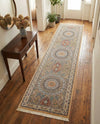 Persian Elegance Collection Area Rug -  Hamedan (Beige) Runner Beige  lifestyle 37