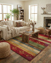 Urban Terrace Collection Area Rug -  Rooftop Rectangle Multi  lifestyle 38