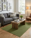 Soho Elegance Collection Area Rug - Chelsea (Green) Rectangle Green  lifestyle 11