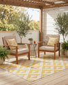 Urban Oasis Rugs Collection Area Rug -  Highrise (Yellow) Rectangle Yellow  lifestyle 14