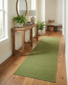 Soho Elegance Collection Area Rug - Chelsea (Green) Runner Green  lifestyle 60