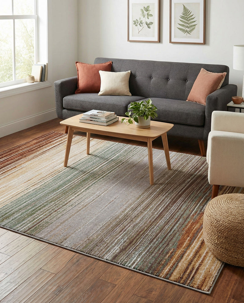 Urban Terrace Collection Area Rug -  Corsica Rectangle Multi  lifestyle 11