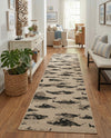 Seaside Haven Rugs Collection Area Rug -  Seabreeze Runner Beige  lifestyle 61
