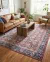 Heritage Elegance Collection Area Rug -  Gatchina Rectangle Vintage Red  lifestyle 9