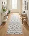 Trellis Mosaic Collection Area Rug -  Pergolatown (Ivory) Runner Ivory  lifestyle 29