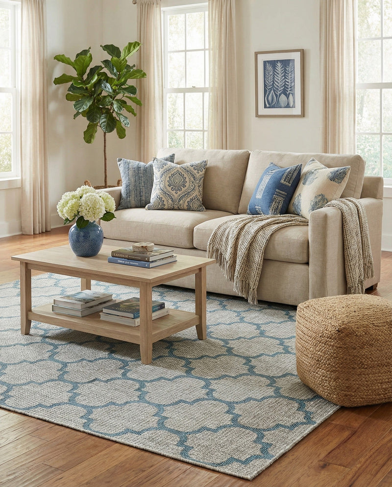 Savannah Pergola Collection Area Rug - Arbor (Gray) Rectangle Gray  lifestyle 13