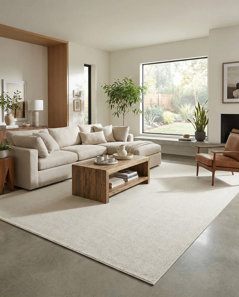 Seaside Serenity Collection Area Rug - Marina Rectangle Ivory  lifestyle 31