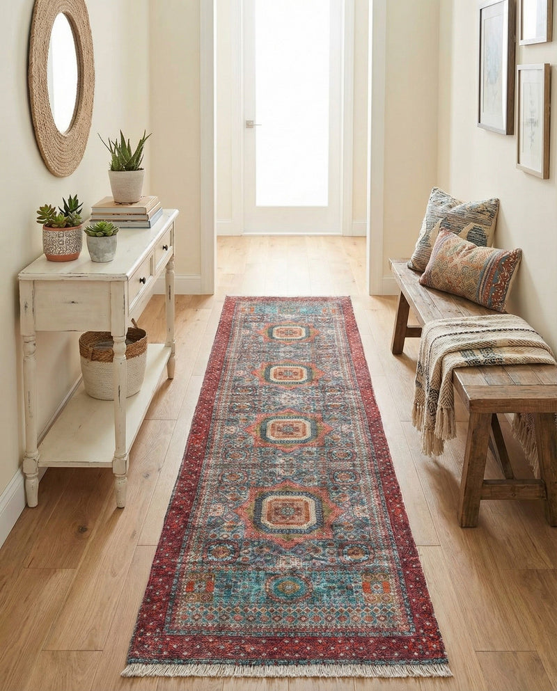 Bazaar Chic Collection Area Rug -  Nador Runner Multi  lifestyle 45