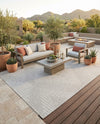 Urban Terrace Collection Area Rug -  Chelsea (Gray) Rectangle Gray  lifestyle 16