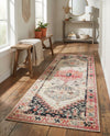 Patio Heritage Collection Area Rug -  Meadow Runner Multi  lifestyle 73