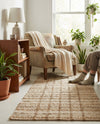 Sequoia Handwoven Jute Collection Area Rug - Charleston Runner Ivory  lifestyle 27