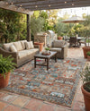 Patio Heritage Collection Area Rug -  Oasis Rectangle Multi  lifestyle 29