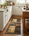 Bistro Lounge Collection Area Rug -  Lungo Runner Beige  lifestyle 67
