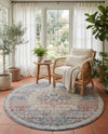 Coastal Haven Collection Area Rug - Seabreeze (Multi) Round Multi  lifestyle 38