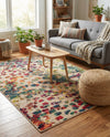Outdoor Marrakesh Collection Area Rug -  Oujda Rectangle Multi  lifestyle 23