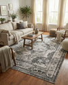 Riviera Elegance Collection Area Rug -  Menton (Gray) Rectangle Gray  lifestyle 16