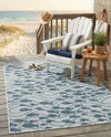 Seaside Haven Rugs Collection Area Rug -  Harbor Rectangle Blue  lifestyle 33