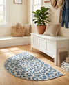 Savannah Escape Collection Area Rug -  Amazon (Blue) Hearth Blue  lifestyle 33