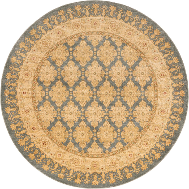 Chelsea Elegance Collection Area Rug -  Hyde Round Blue  lifestyle 5