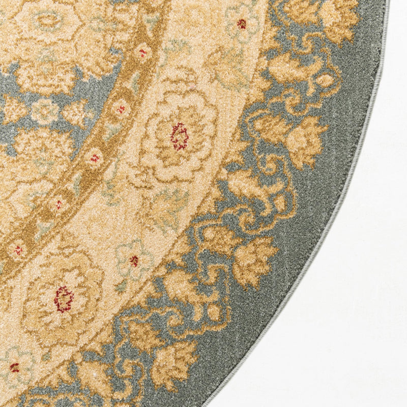 Chelsea Elegance Collection Area Rug -  Hyde Round Blue  lifestyle 21