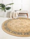 Chelsea Elegance Collection Area Rug -  Stockwell Round Champagne  lifestyle 63