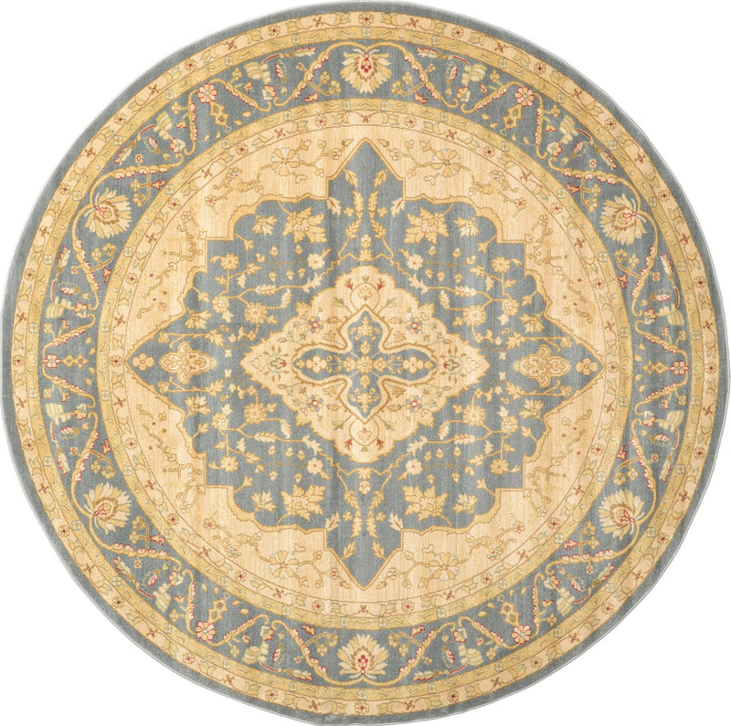 Chelsea Elegance Collection Area Rug -  Twickenham Round Blue  lifestyle 69