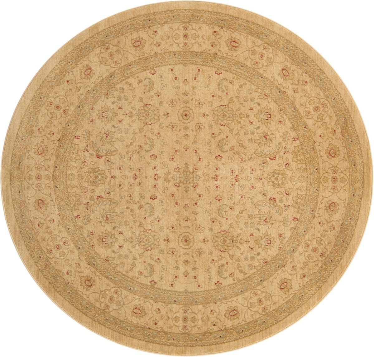 Chelsea Elegance Collection Area Rug -  Hampton Round Cream  lifestyle 16