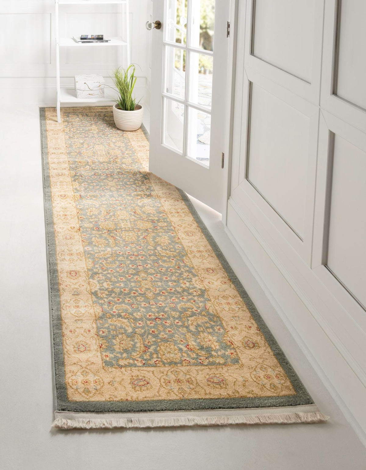 Chelsea Elegance Collection Area Rug -  Hampton Runner Blue  lifestyle 21