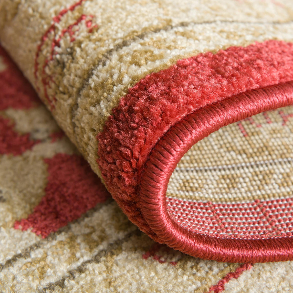 Chelsea Elegance Collection Area Rug -  Balham Round Red  lifestyle 24