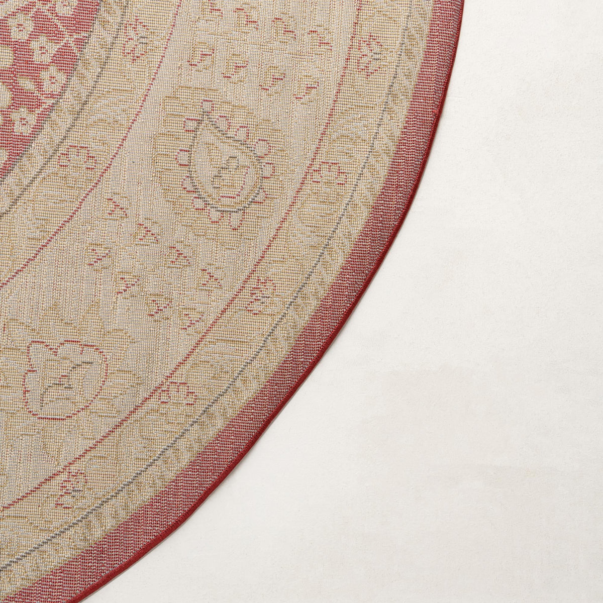Chelsea Elegance Collection Area Rug -  Balham Round Red  lifestyle 32
