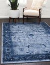Horizon Collection Area Rug -  Apex (Blue) Rectangular Blue  lifestyle 19