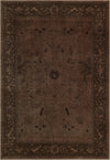 Horizon Collection Area Rug -  Apex (Brown) Rectangle Brown  lifestyle 6