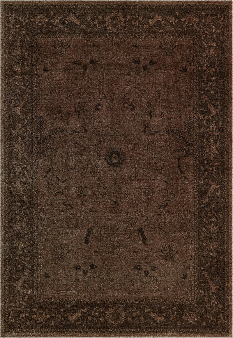 Horizon Collection Area Rug -  Apex (Brown) Rectangle Brown  lifestyle 6