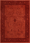 Horizon Collection Area Rug -  Apex (Rust Red) Rectangle Rust Red  lifestyle 4
