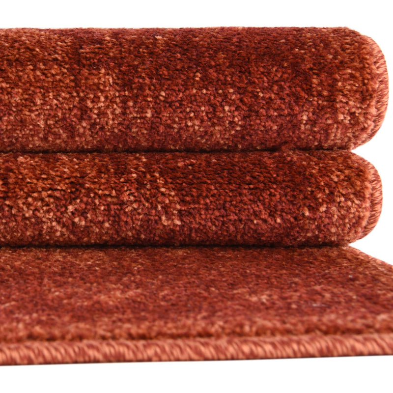 Horizon Collection Area Rug -  Apex (Rust Red) Round Rust Red  lifestyle 43