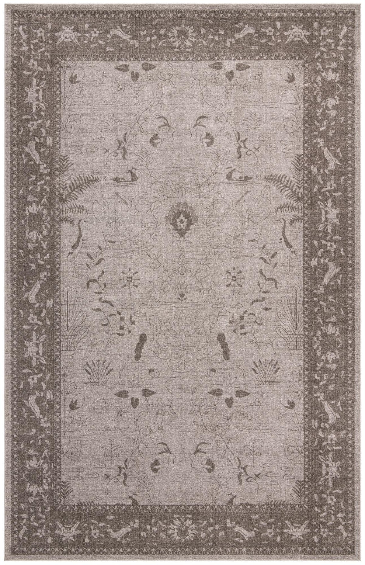 Horizon Collection Area Rug -  Apex (Light Gray) Rectangular Light Gray  lifestyle 19