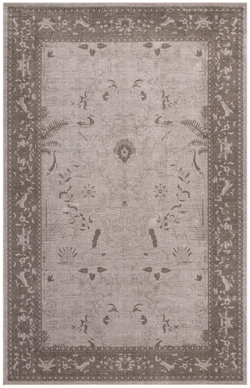 Horizon Collection Area Rug -  Apex (Light Gray) Rectangular Light Gray  lifestyle 19