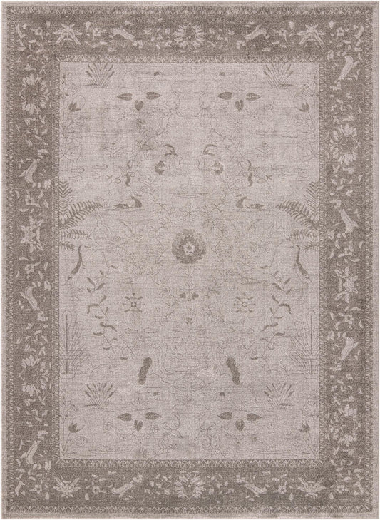 Horizon Collection Area Rug -  Apex (Light Gray) Rectangle Light Gray Main