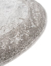 Horizon Collection Area Rug -  Apex (Light Gray) Round Light Gray  lifestyle 66