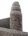 Horizon Collection Area Rug -  Apex (Light Gray) Rectangular Light Gray  lifestyle 62