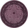 Horizon Collection Area Rug -  Apex (Purple) Round Purple  lifestyle 9