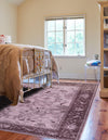 Horizon Collection Area Rug -  Apex (Purple) Rectangular Purple  lifestyle 31