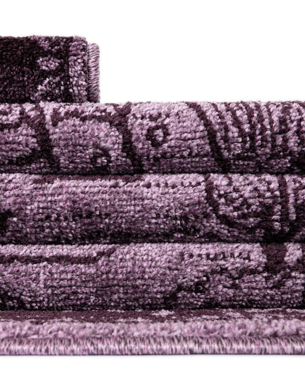 Horizon Collection Area Rug -  Apex (Purple) Rectangular Purple  lifestyle 63
