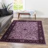 Horizon Collection Area Rug -  Apex (Purple) Rectangular Purple  lifestyle 54