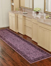 Horizon Collection Area Rug -  Apex (Purple) Runner Purple  lifestyle 15