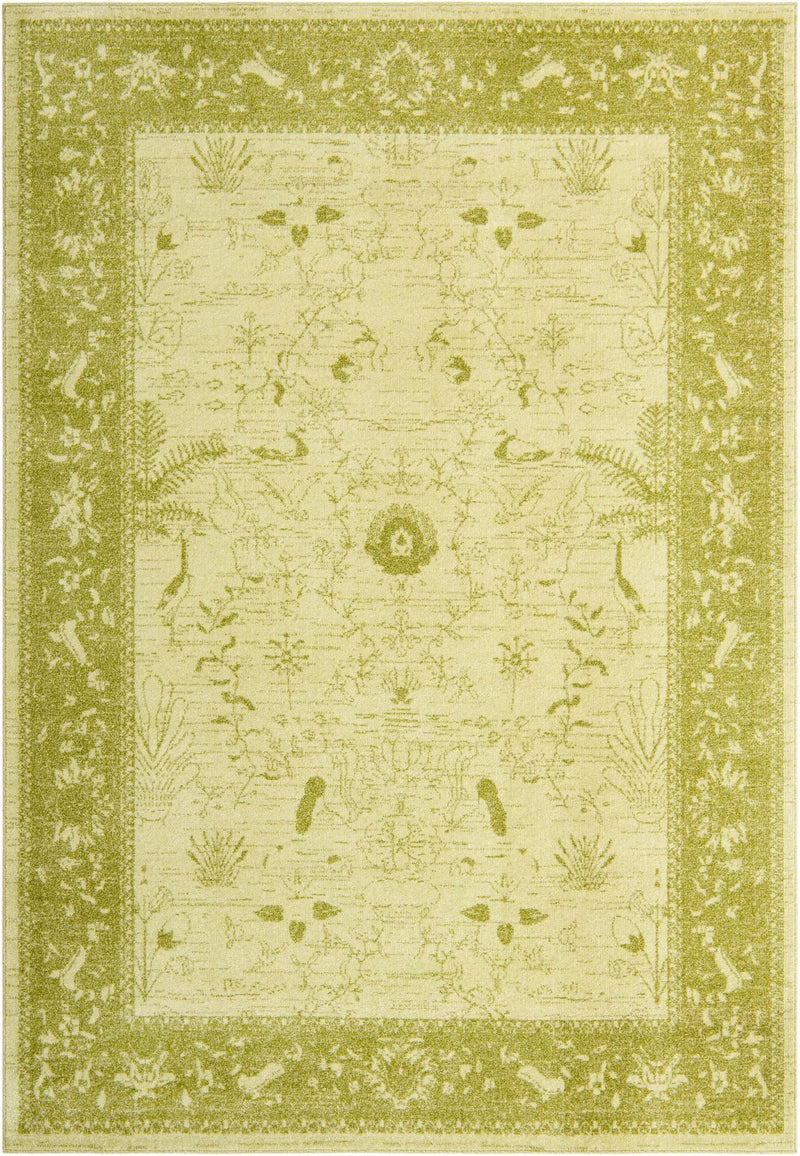 Horizon Collection Area Rug -  Apex (Light Green) Rectangle Light Green  lifestyle 6