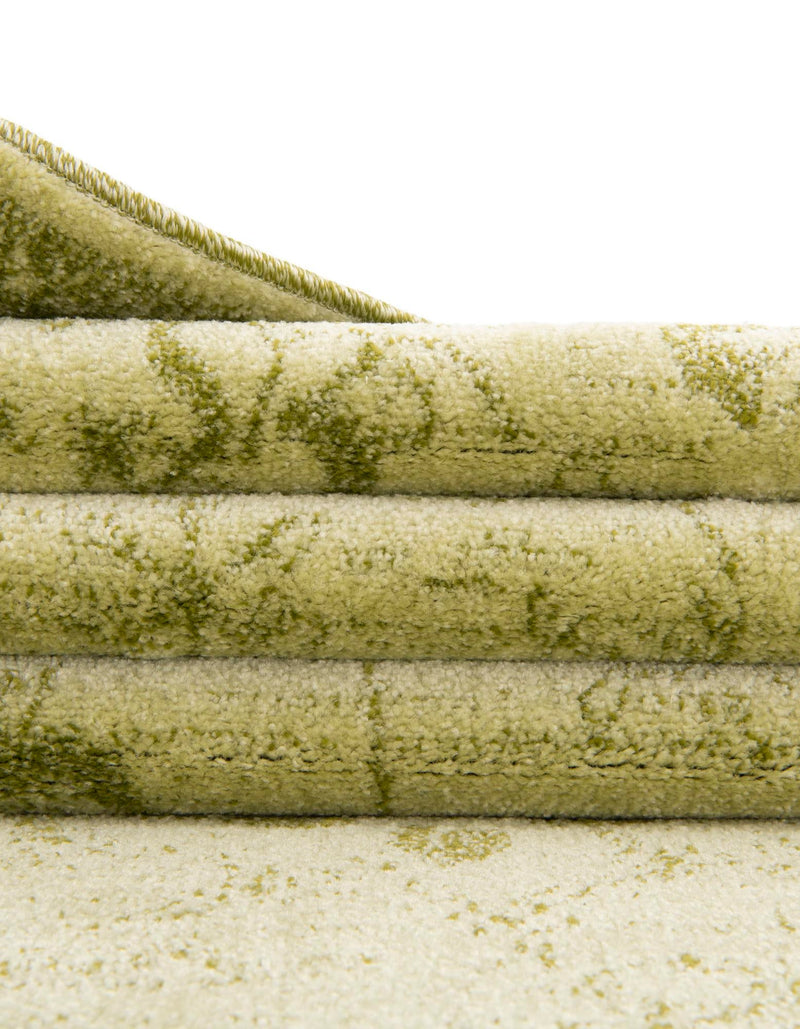 Horizon Collection Area Rug -  Apex (Light Green) Round Light Green  lifestyle 52