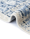 Horizon Collection Area Rug -  Meridian Round Ivory Blue  lifestyle 77