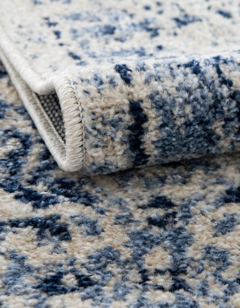 Horizon Collection Area Rug -  Meridian Rectangle Ivory Blue  lifestyle 9