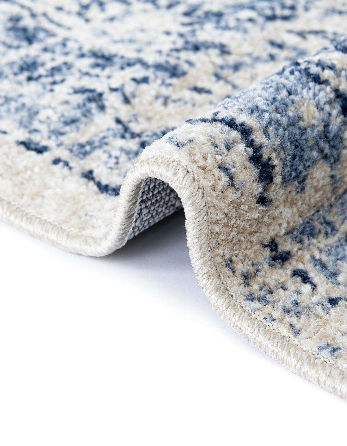 Horizon Collection Area Rug -  Meridian Rectangle Ivory Blue  lifestyle 13